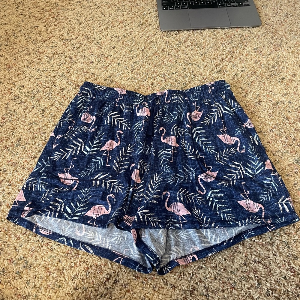 Croft & Barrow Blue and Pink Athletic Shorts